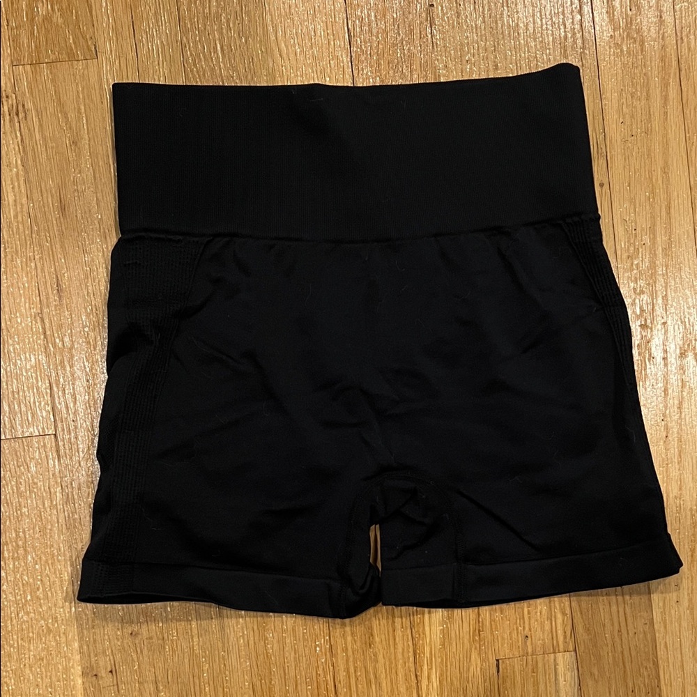 Women's Black High-Waisted Shorts